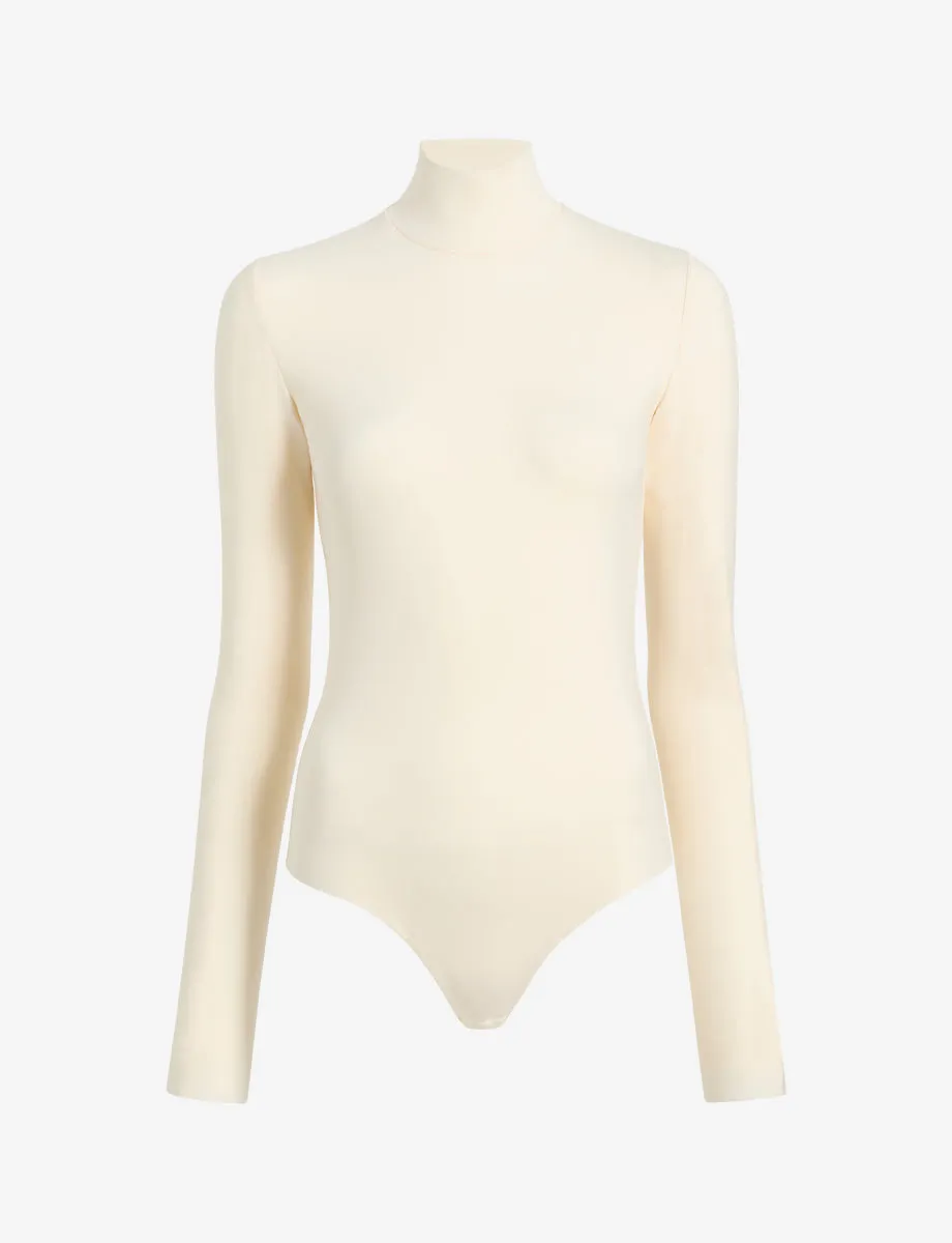 Neoprene Turtleneck Bodysuit with Thumbholes sold by Commando product image thumbnail 3