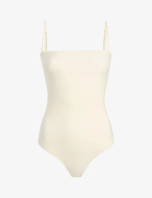 Butter Luxe Straight Cami Bodysuit sold by Commando