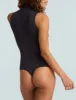 Prima Ballet Sleeveless Mockneck Bodysuit sold by Commando