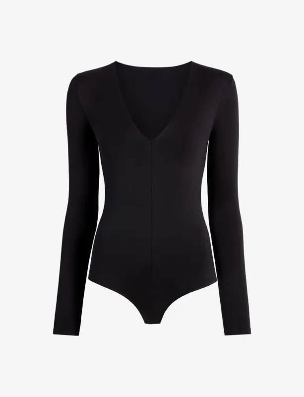 Prima Ballet Deep V Bodysuit sold by Commando