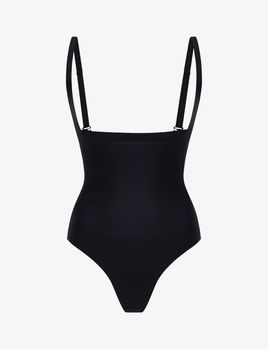 Zone Smoothing Open Bust Bodysuit sold by Commando