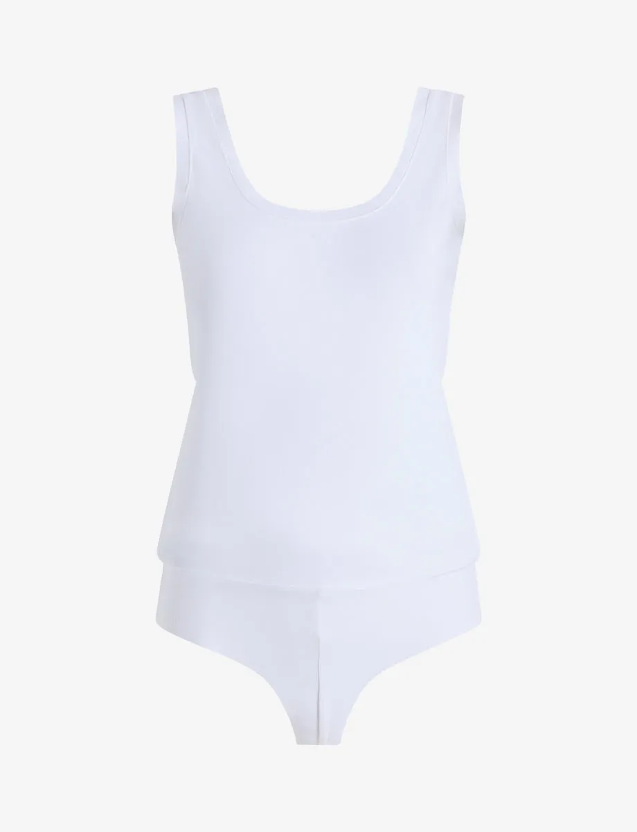 Essential Cotton Tank Bodysuit sold by Commando