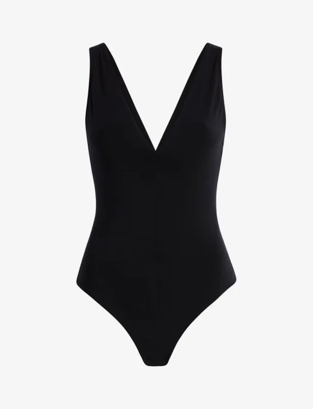 Butter Luxe Deep V Bodysuit sold by Commando