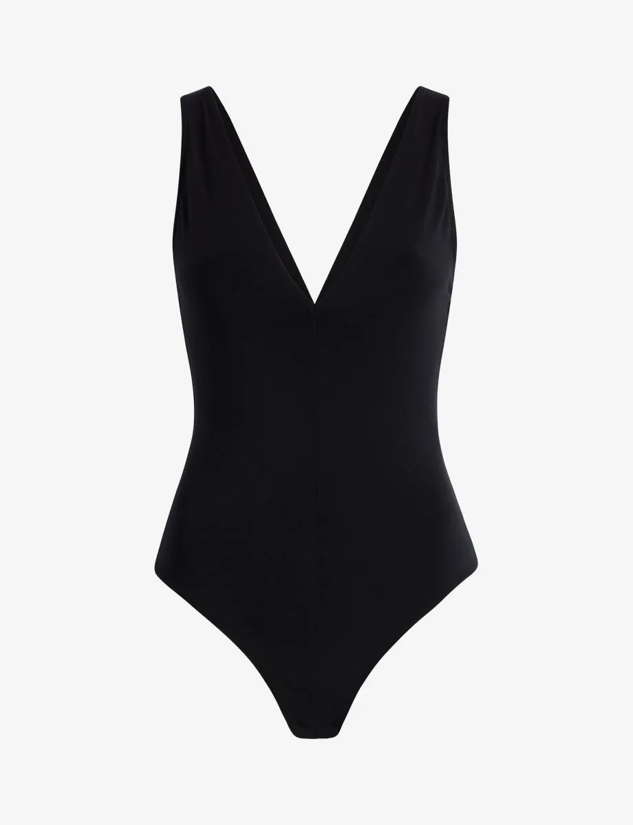 Butter Luxe Deep V Bodysuit sold by Commando