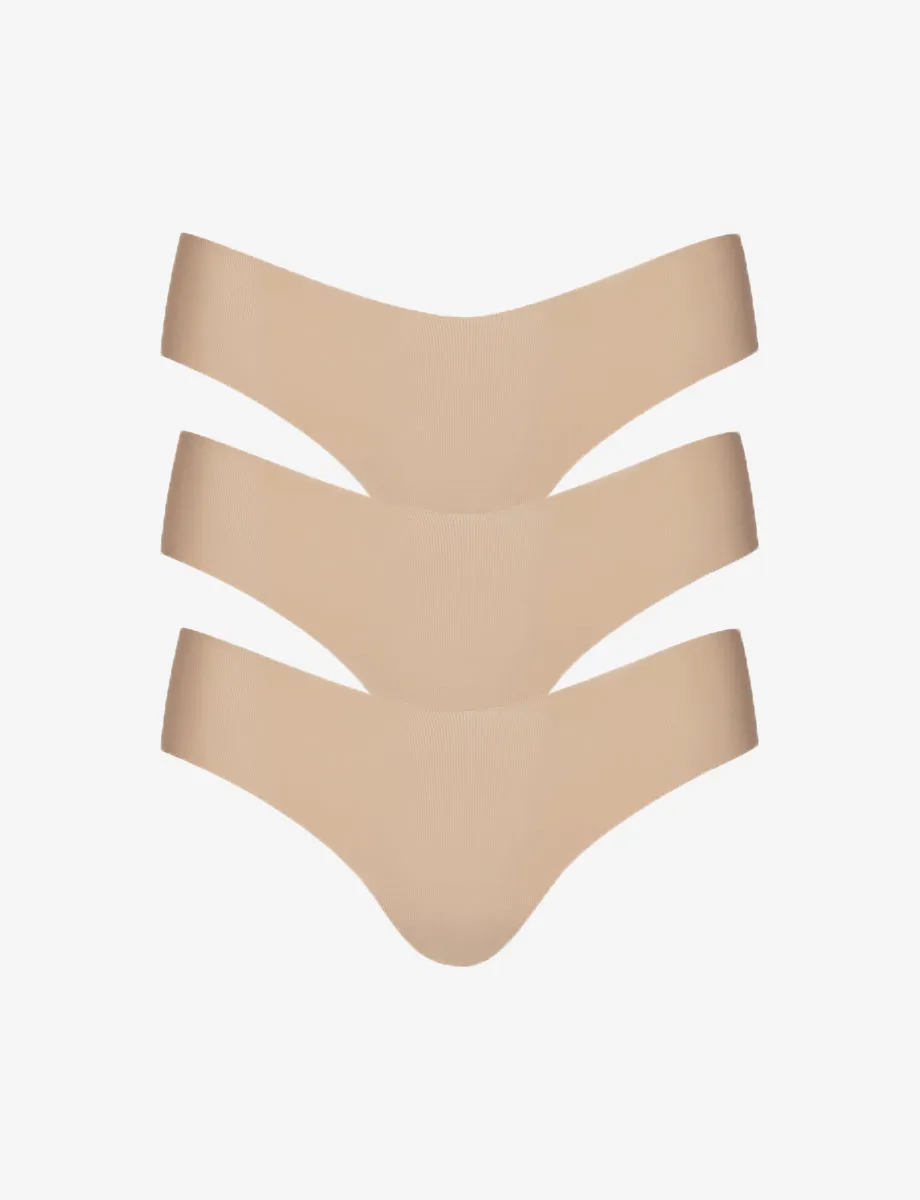 Invisible Rib One Size Thong 3-Pack sold by Commando product image thumbnail 2