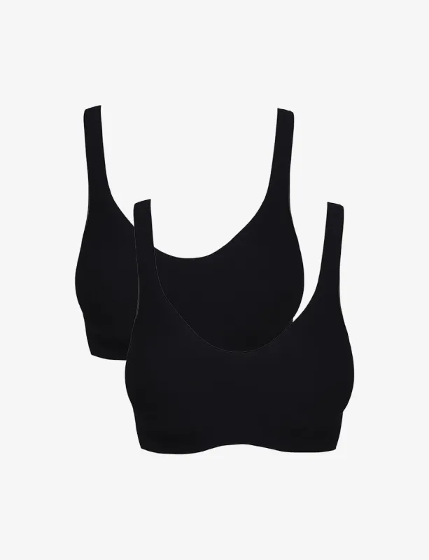 Butter Soft-Support Bralette 2-Pack sold by Commando