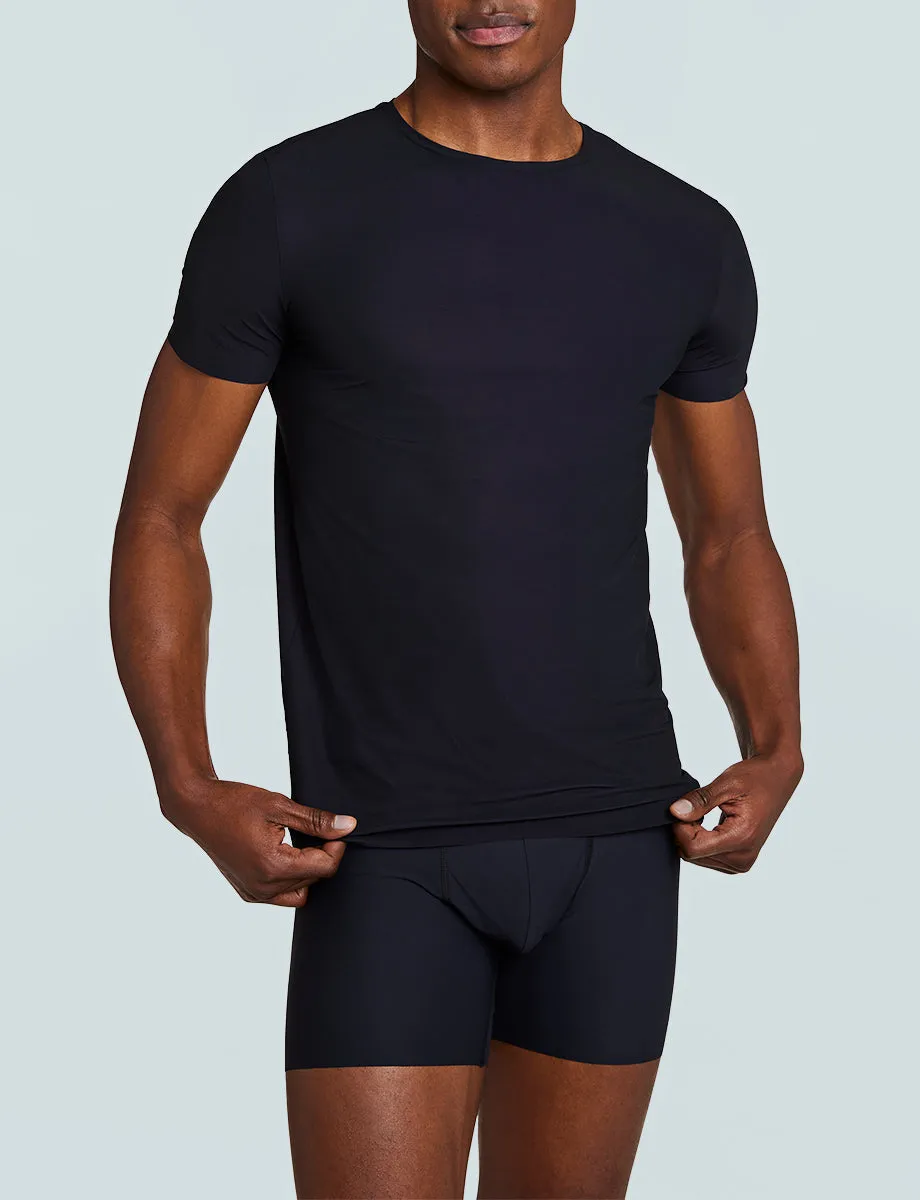 Men's Classic Microfiber Crewneck Undershirt 2-Pack sold by Commando product image thumbnail 2