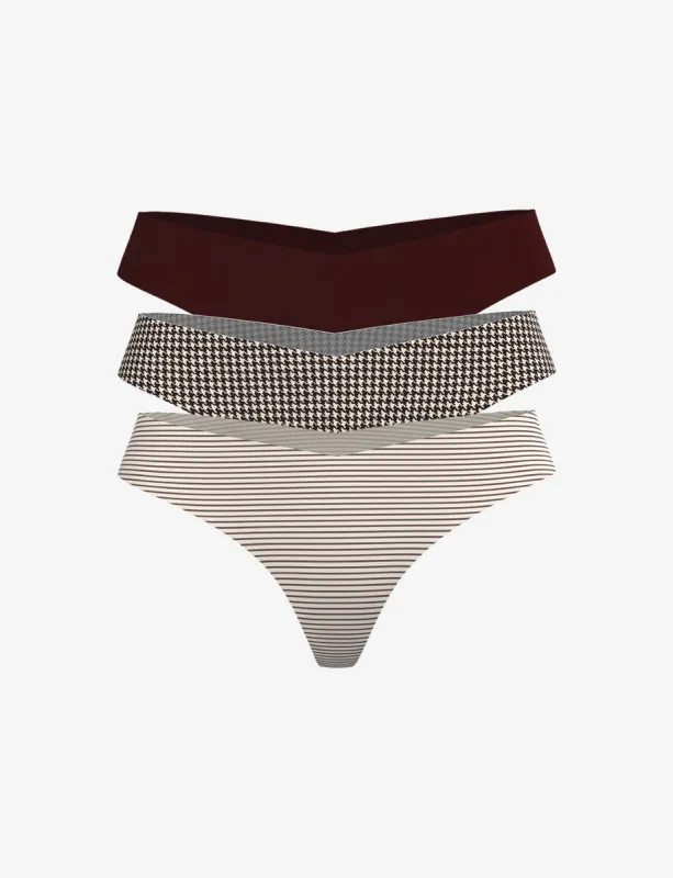 Classic Solid Thong 3-Pack sold by Commando