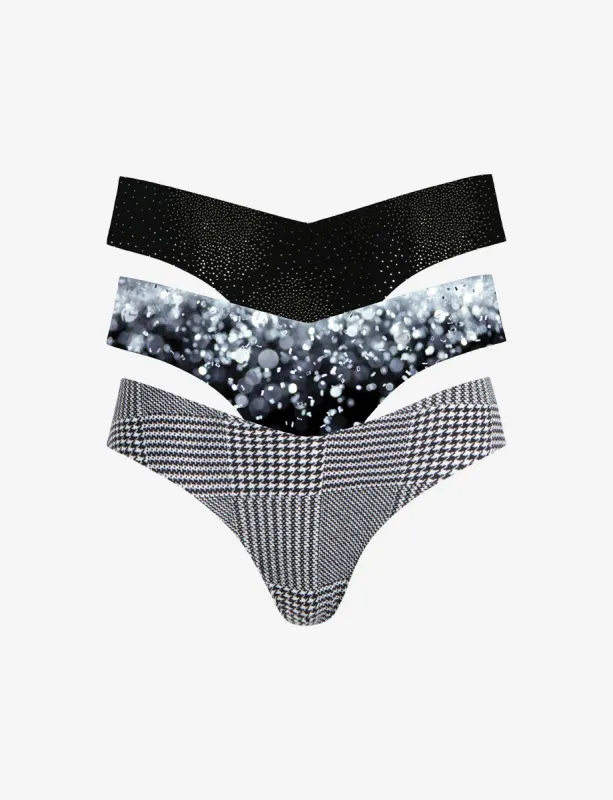 Classic Print Thong 3-Pack sold by Commando