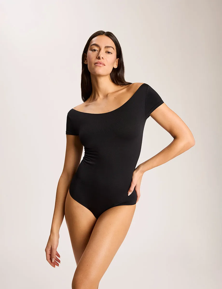 Prima Ballet Boatneck Bodysuit sold by Commando