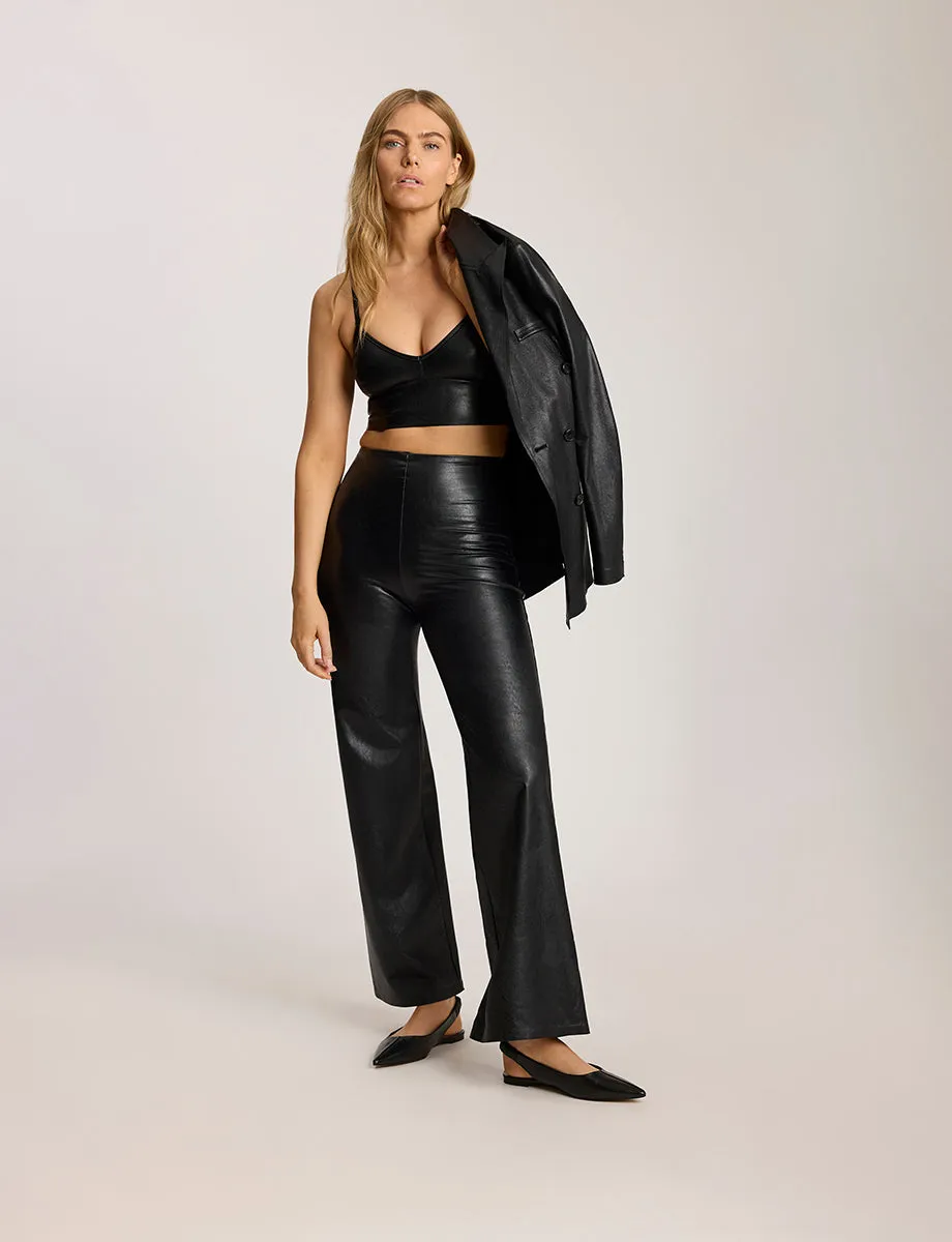 Faux Leather Longline Bralette sold by Commando product image thumbnail 4