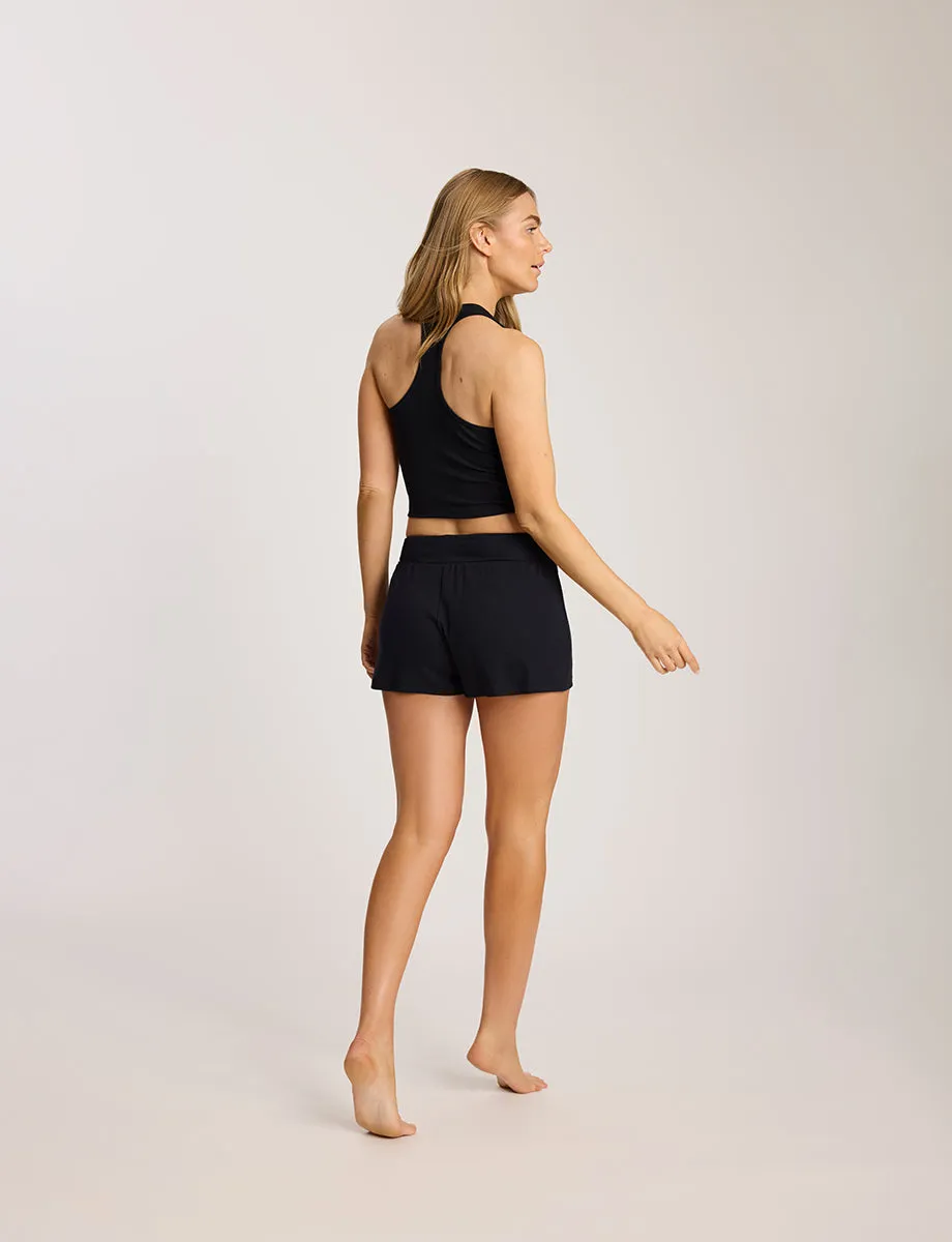 Better Than Basic Rib Cropped Racerback Tank sold by Commando product image thumbnail 4