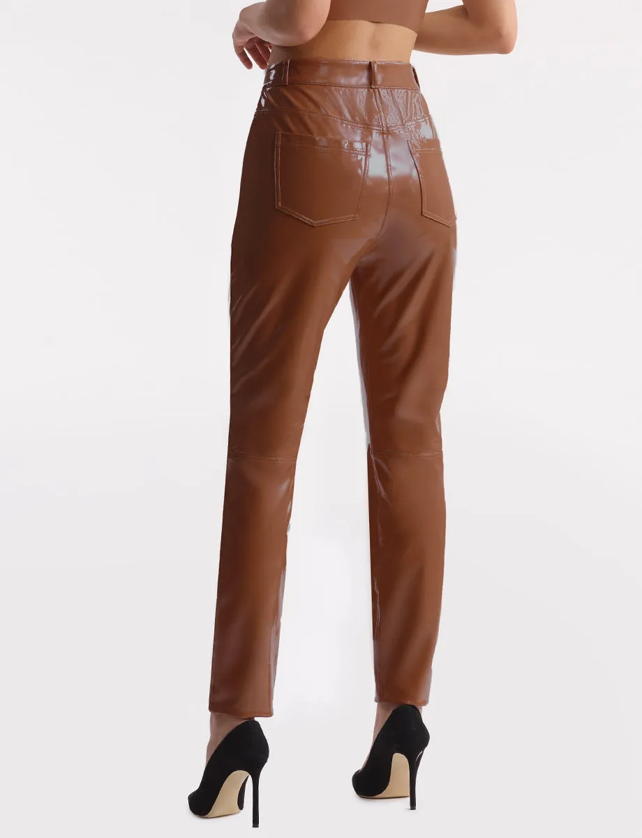 Faux Patent Leather Five Pocket Pant sold by Commando product image thumbnail 2