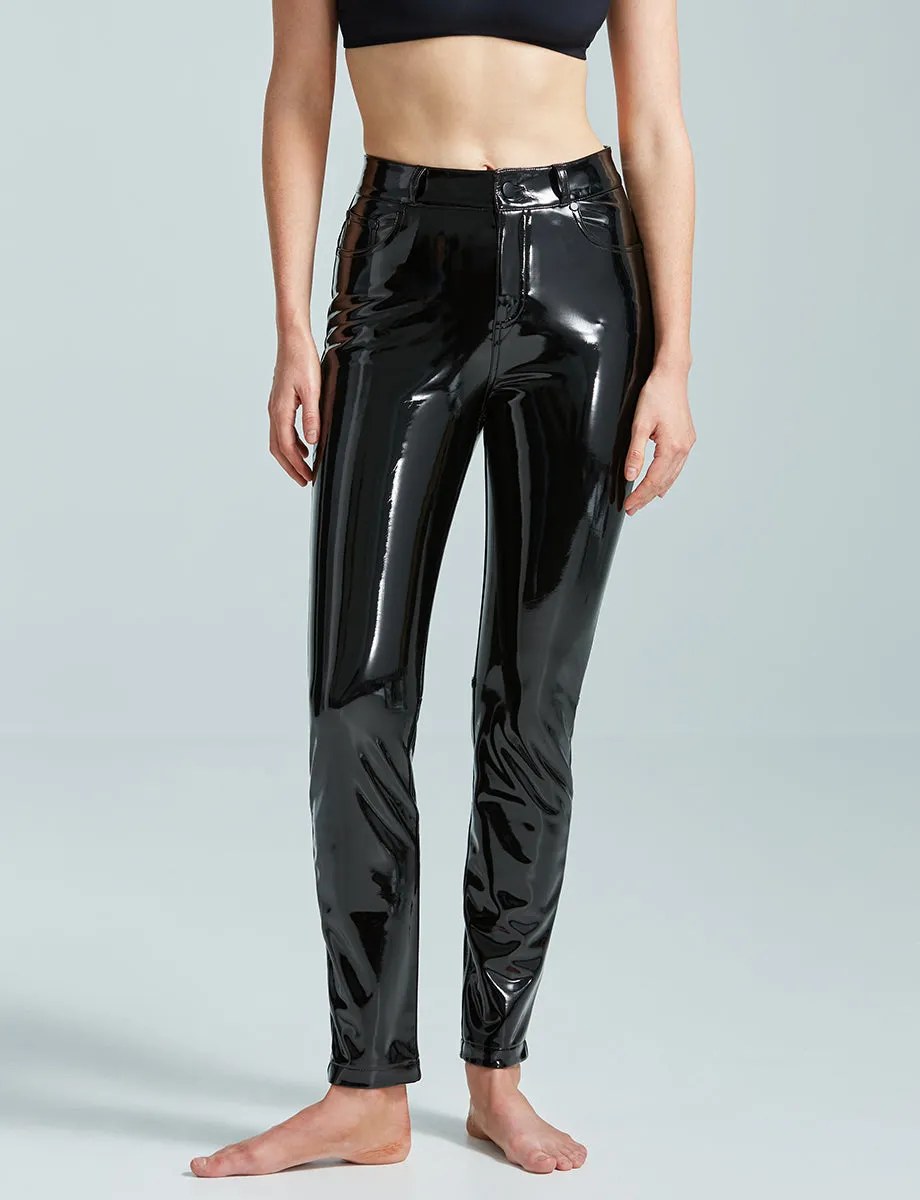 Faux Patent Leather Five Pocket Pant sold by Commando product image thumbnail 5