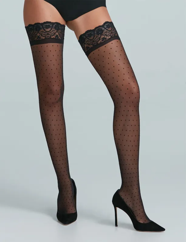 Chic Dot Thigh High sold by Commando