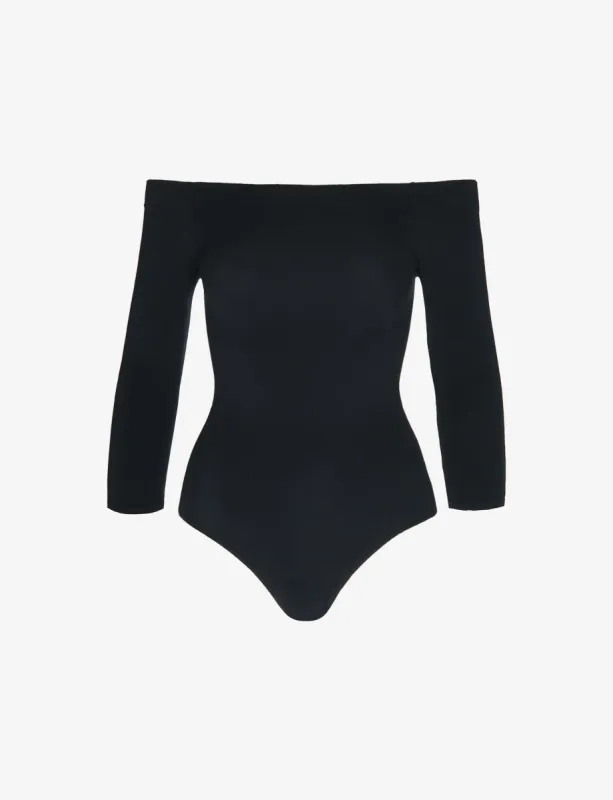 Ballet Off-Shoulder Bodysuit sold by Commando