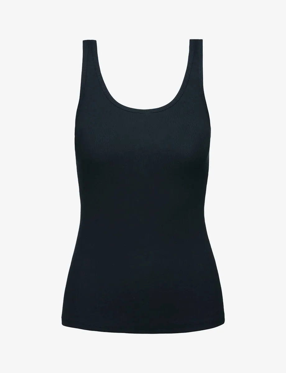 Luxury Rib Scoop Tank sold by Commando product image thumbnail 4