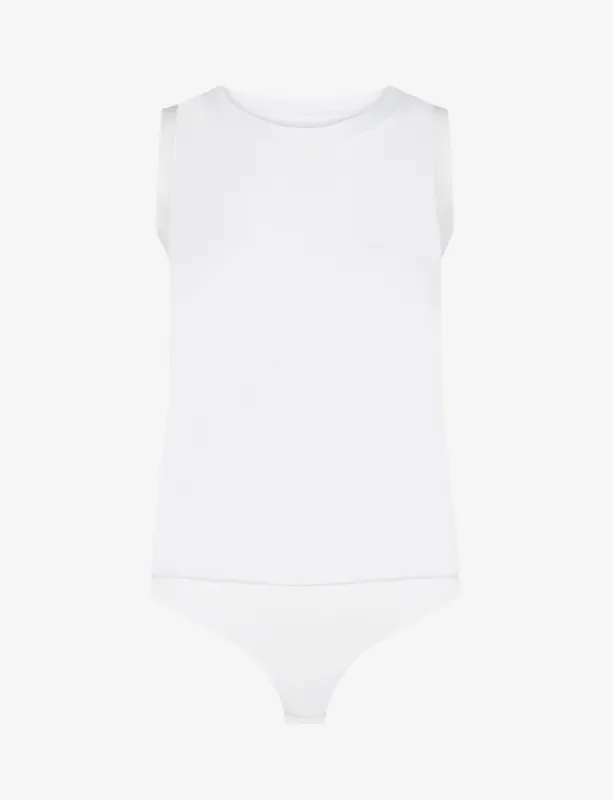 Essential Cotton Muscle Bodysuit sold by Commando
