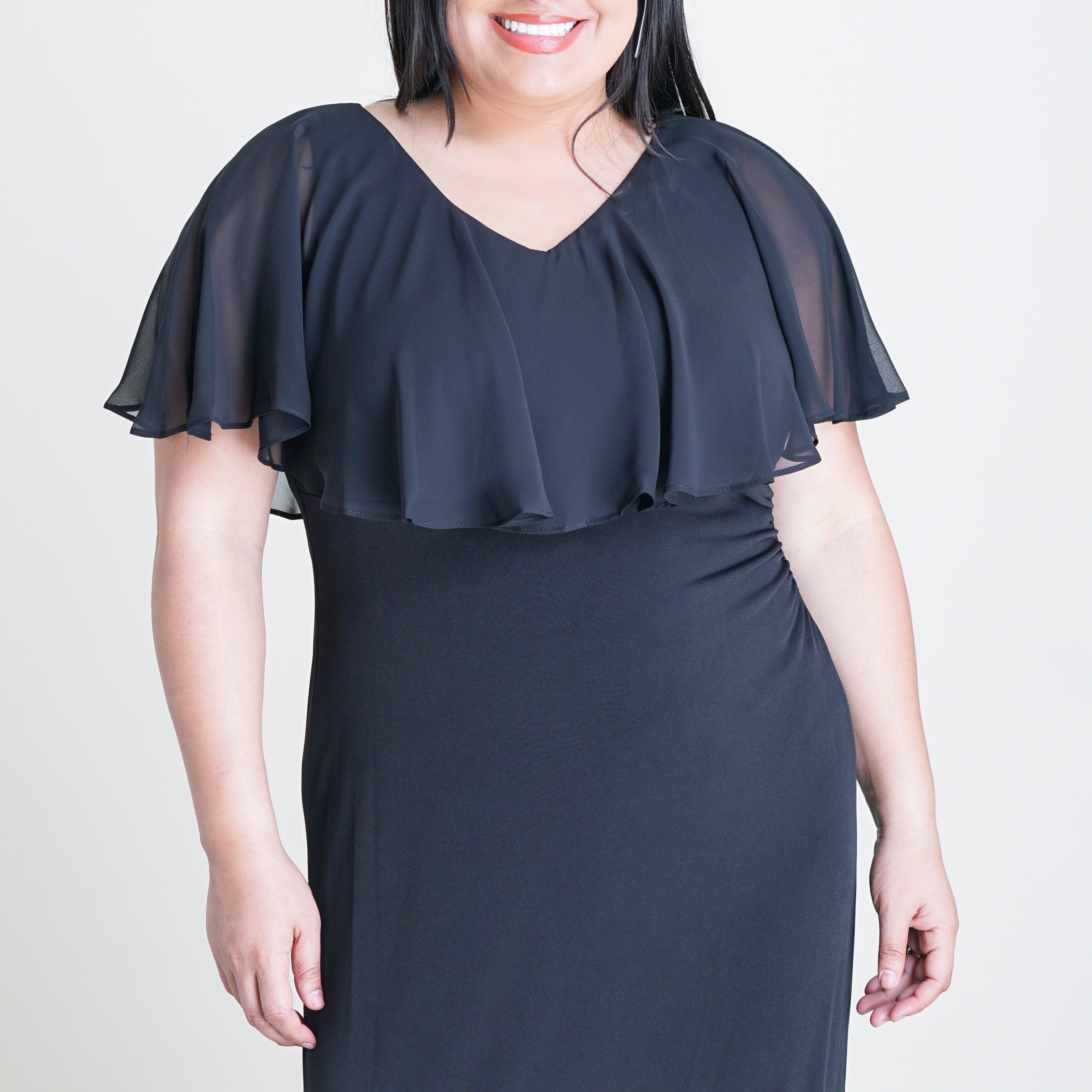 Sunny Black Floor Length Dress sold by connected apparel product image thumbnail 3