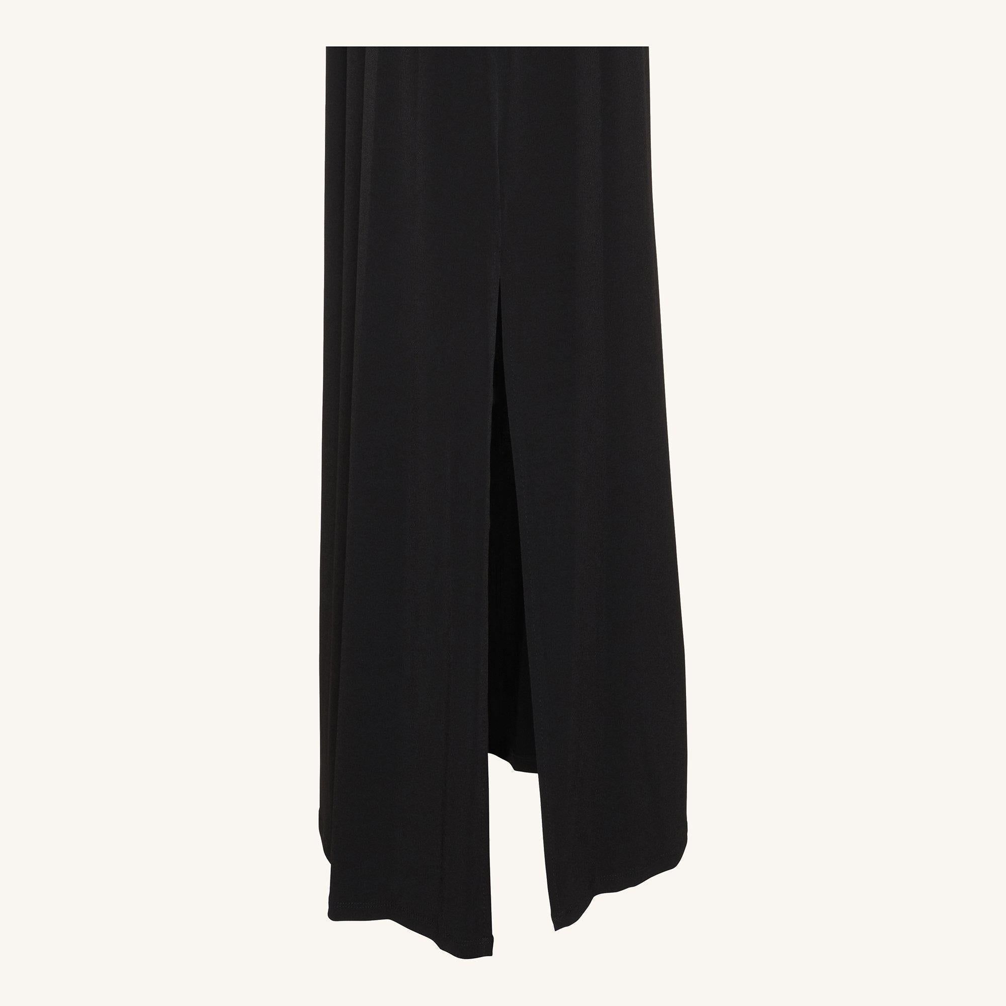 Sunny Black Floor Length Dress sold by connected apparel product image thumbnail 7