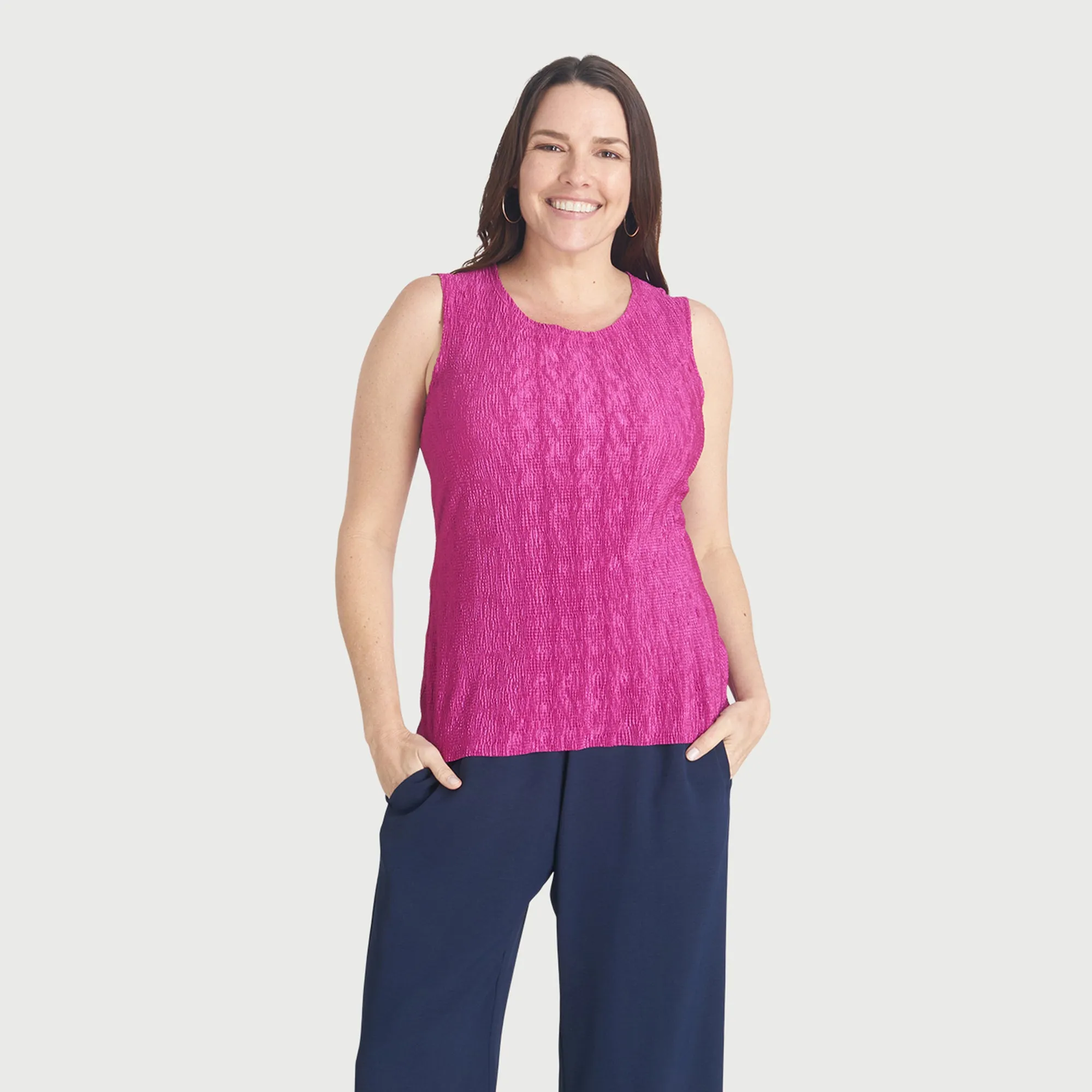 Maeve Berry Sleeveless Top sold by connected apparel