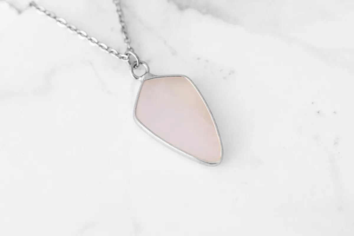 Ivy Collection - Silver Ballet Necklace sold by connected apparel