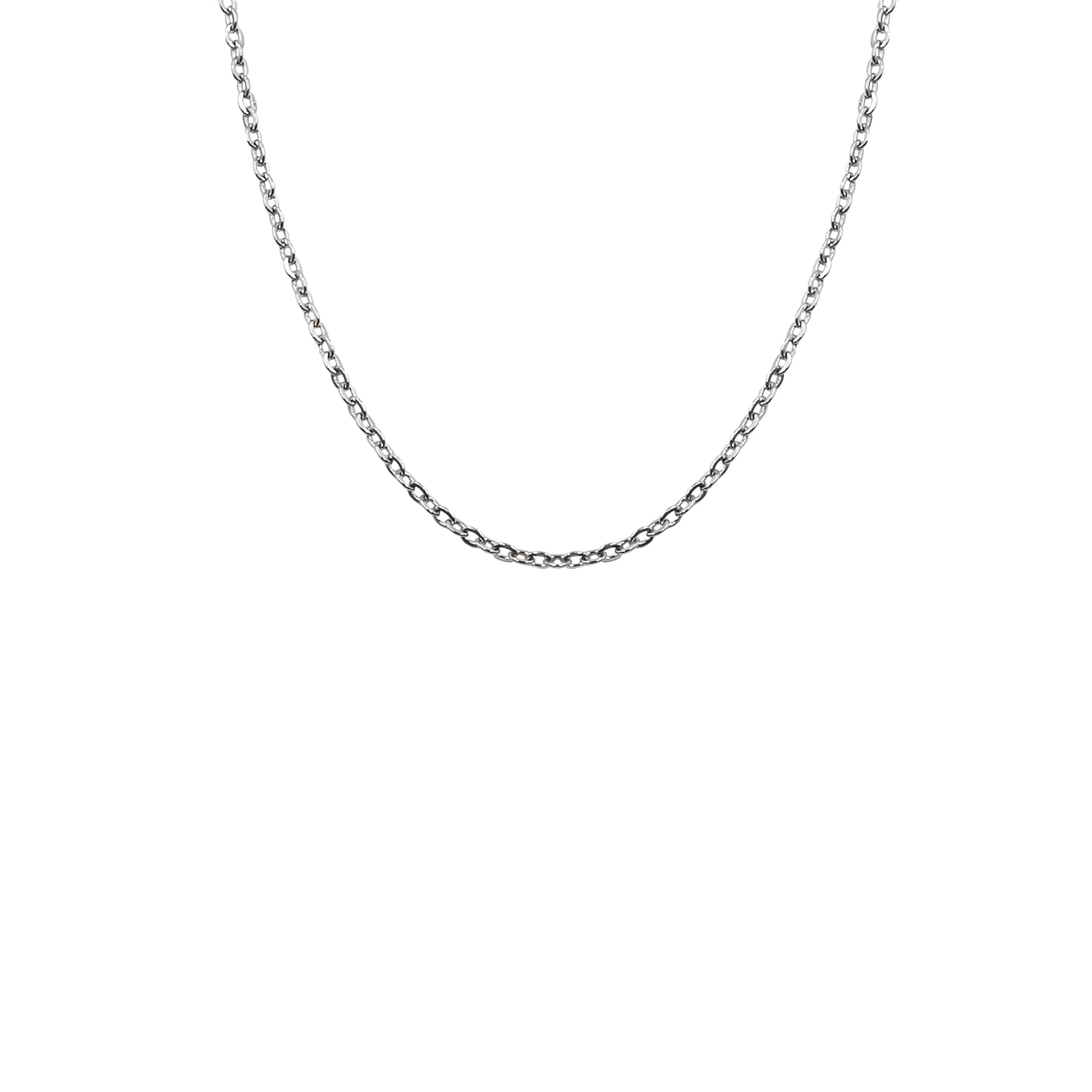 Maker Collection - Silver Loose Trace Necklace Chain sold by connected apparel product image thumbnail 2