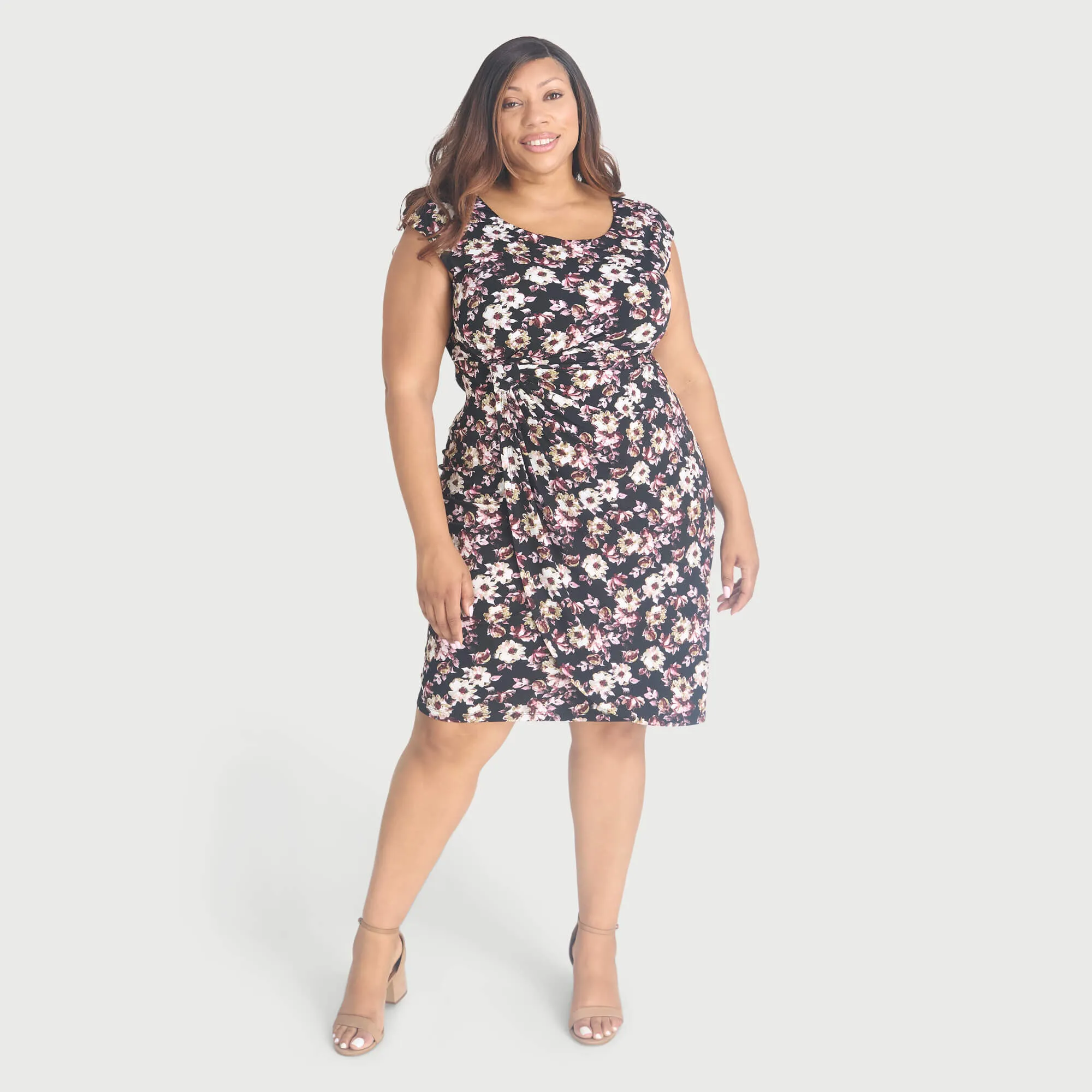 Lisa Rosewood Faux Wrap Dress sold by connected apparel product image thumbnail 4