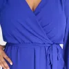 Shannon Sapphire Maxi Wrap Dress sold by connected apparel