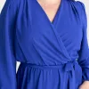 Shannon Sapphire Maxi Wrap Dress sold by connected apparel