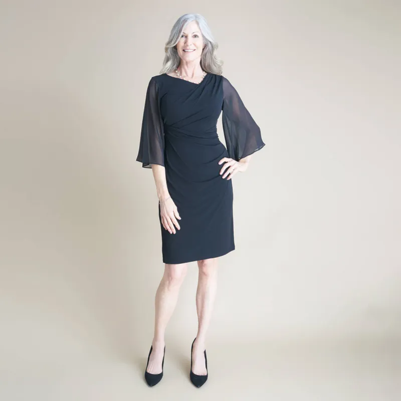 Carrie 2.0 Black Knee Length Dress sold by connected apparel