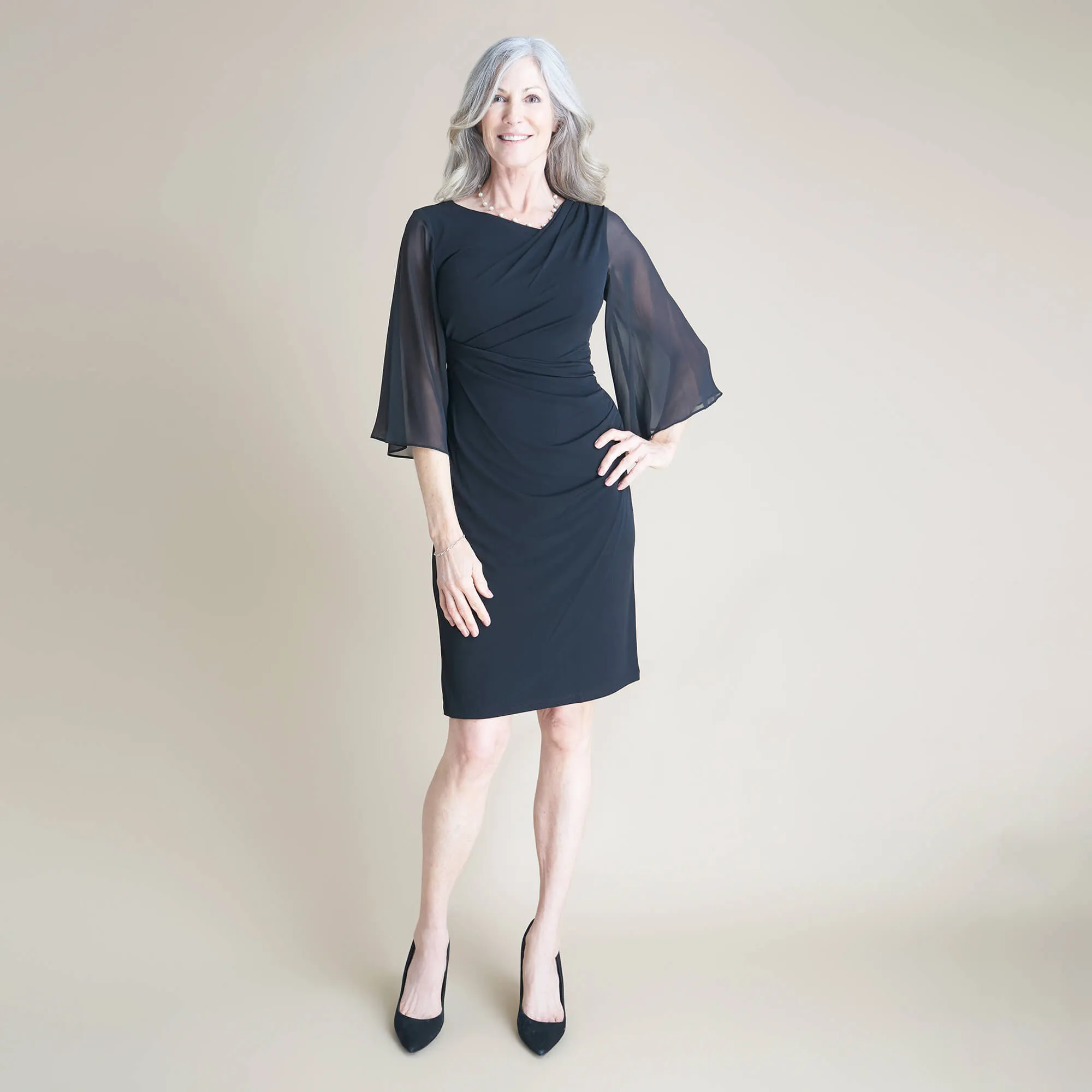 Carrie 2.0 Black Knee Length Dress sold by connected apparel