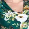 Tonya Evergreen Cowl Neck Midi Dress sold by connected apparel