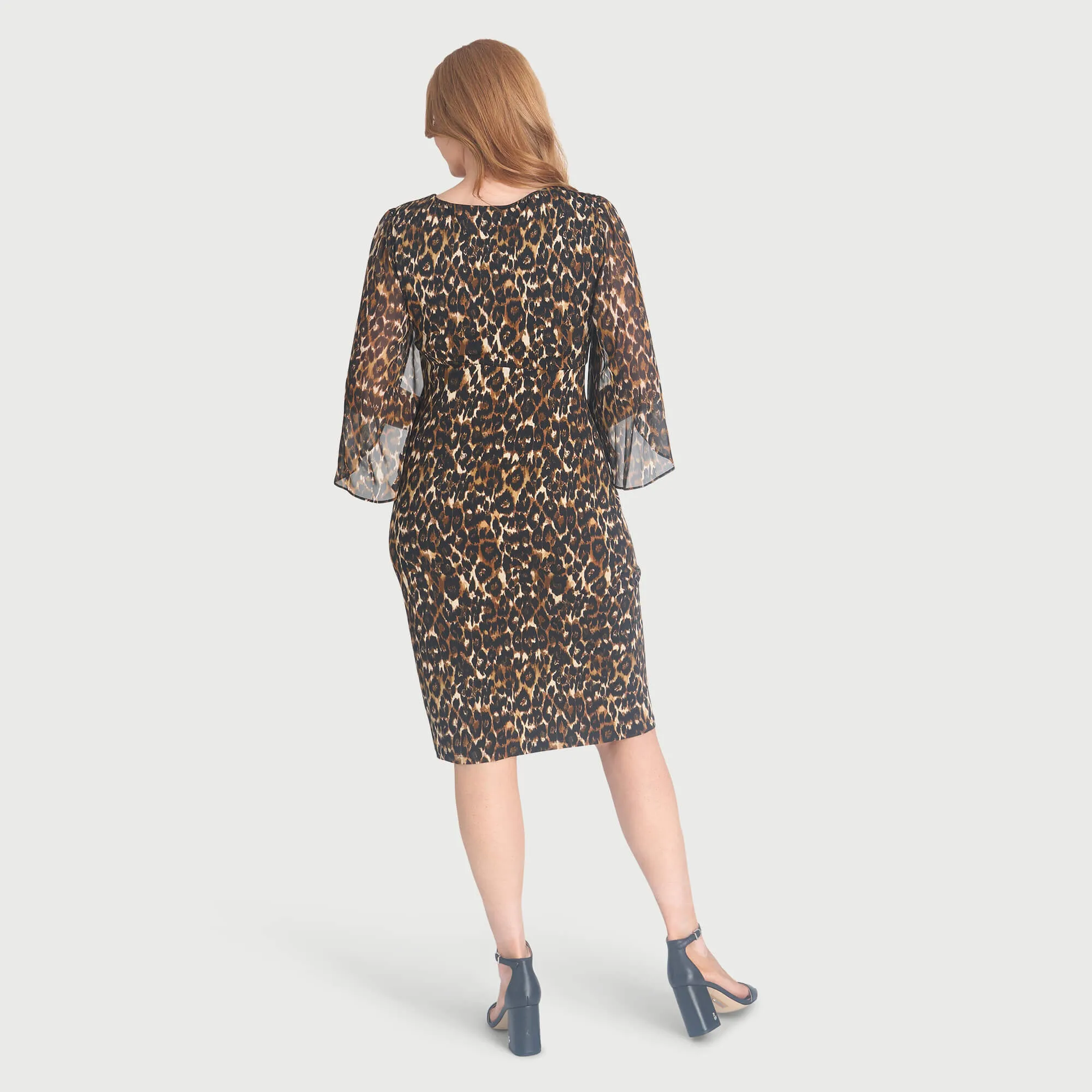 Lisette Spice Faux Wrap Dress sold by connected apparel product image thumbnail 3