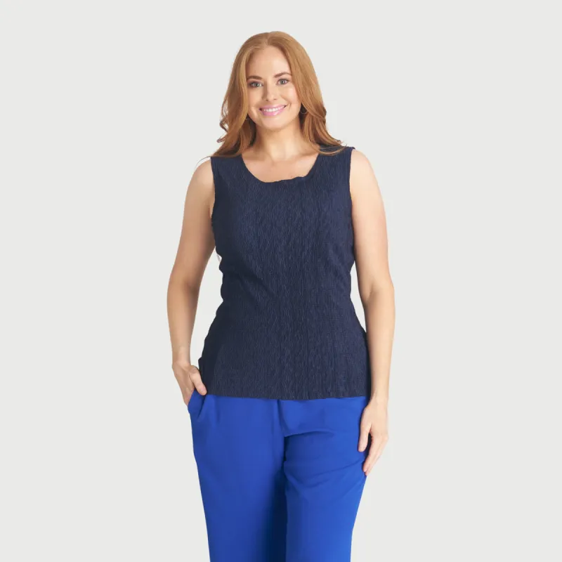 Maeve Ink Sleeveless Top sold by connected apparel