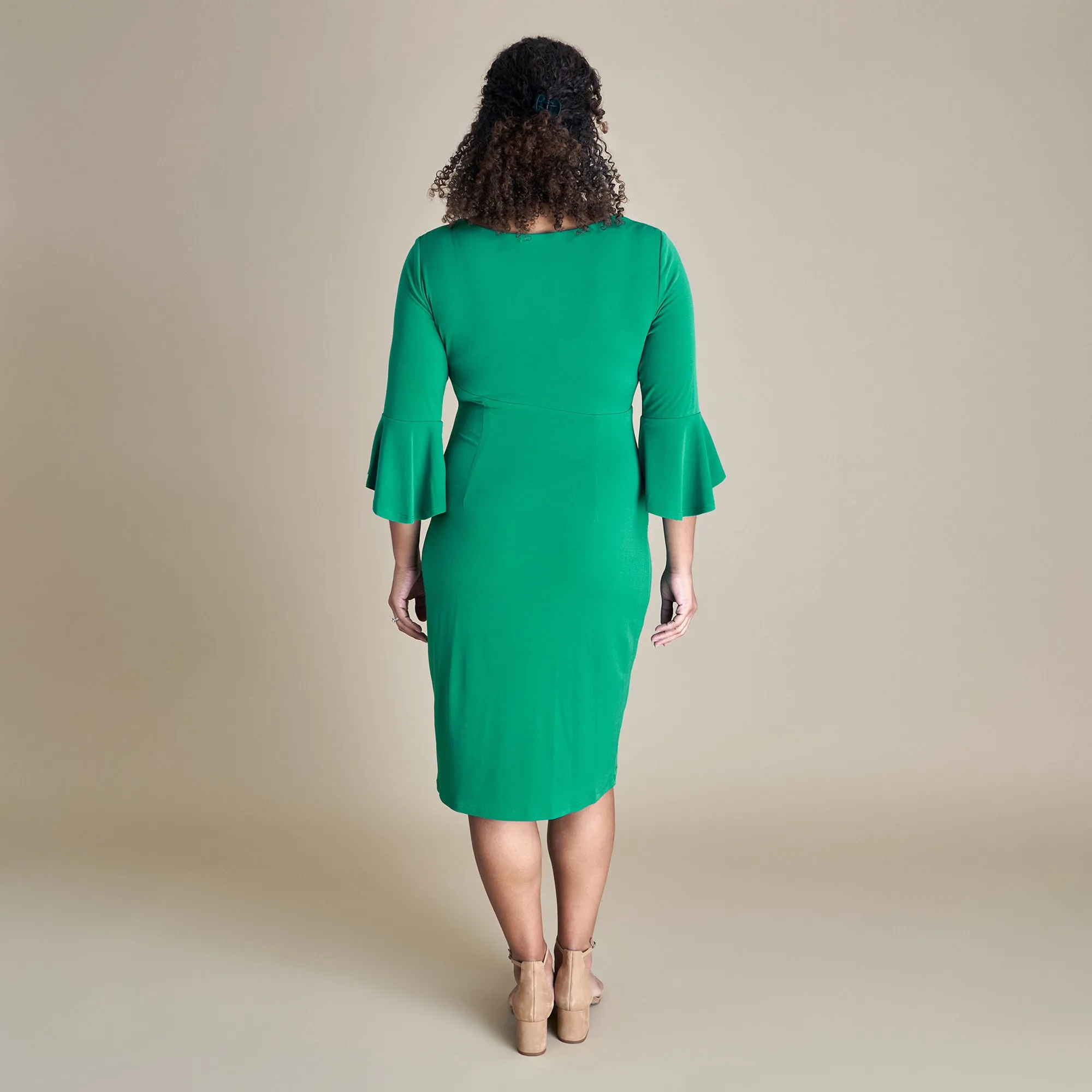 Lisa 2.0 Jade Faux Wrap Dress sold by connected apparel product image thumbnail 4