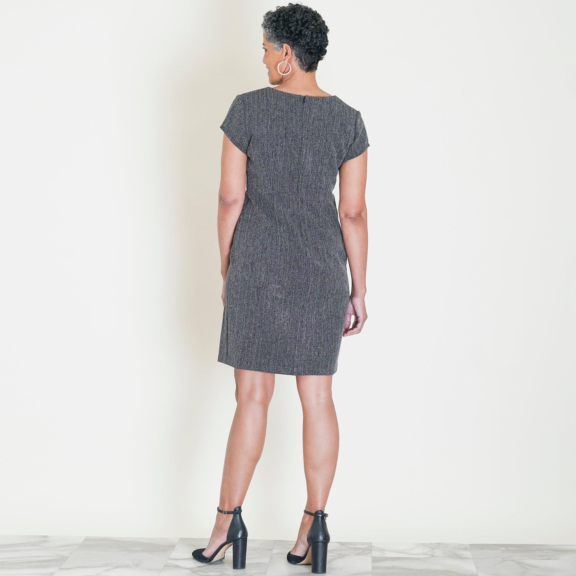 Tori Center Panel Work Dress sold by connected apparel product image thumbnail 2