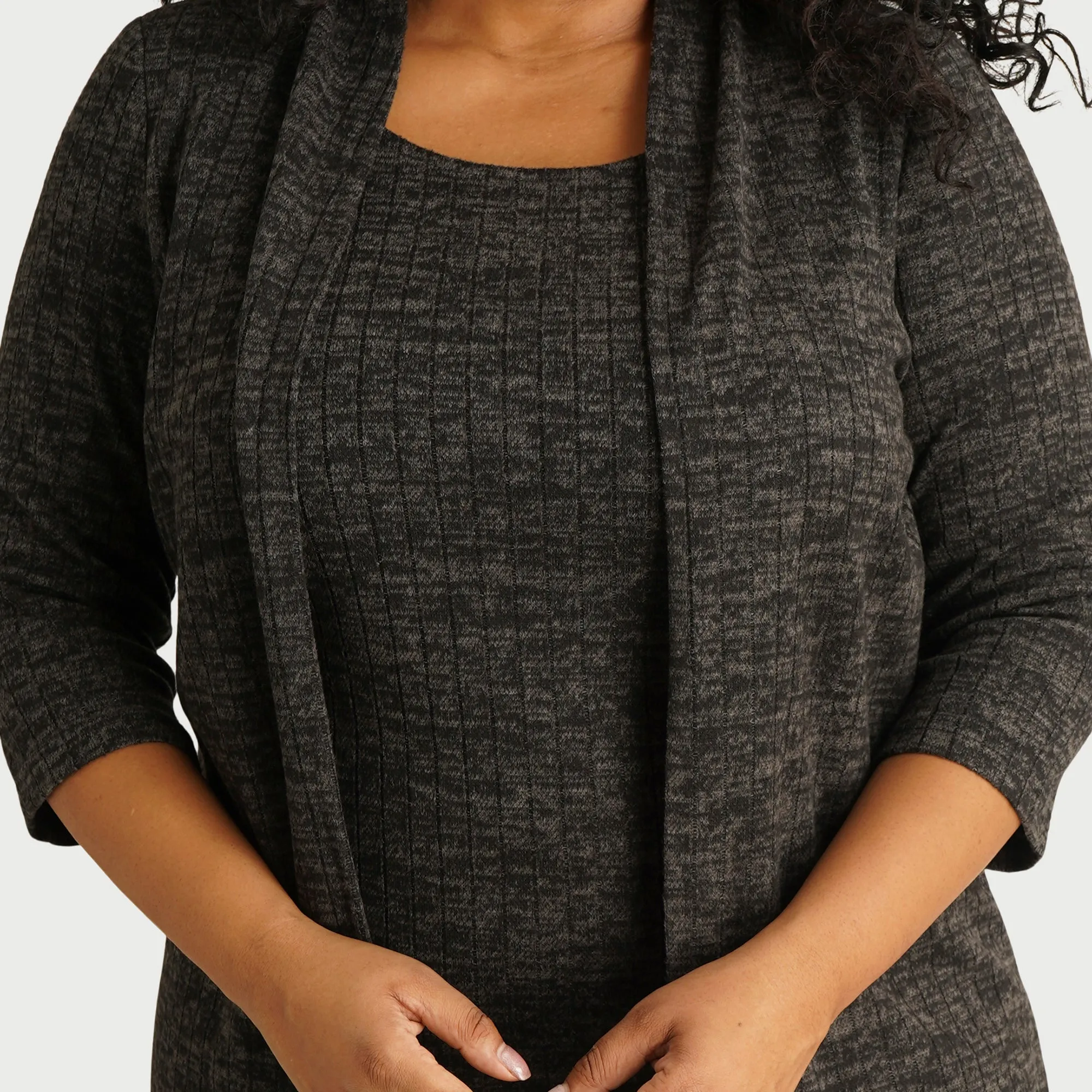 Monica Black Jacket Dress sold by connected apparel product image thumbnail 3