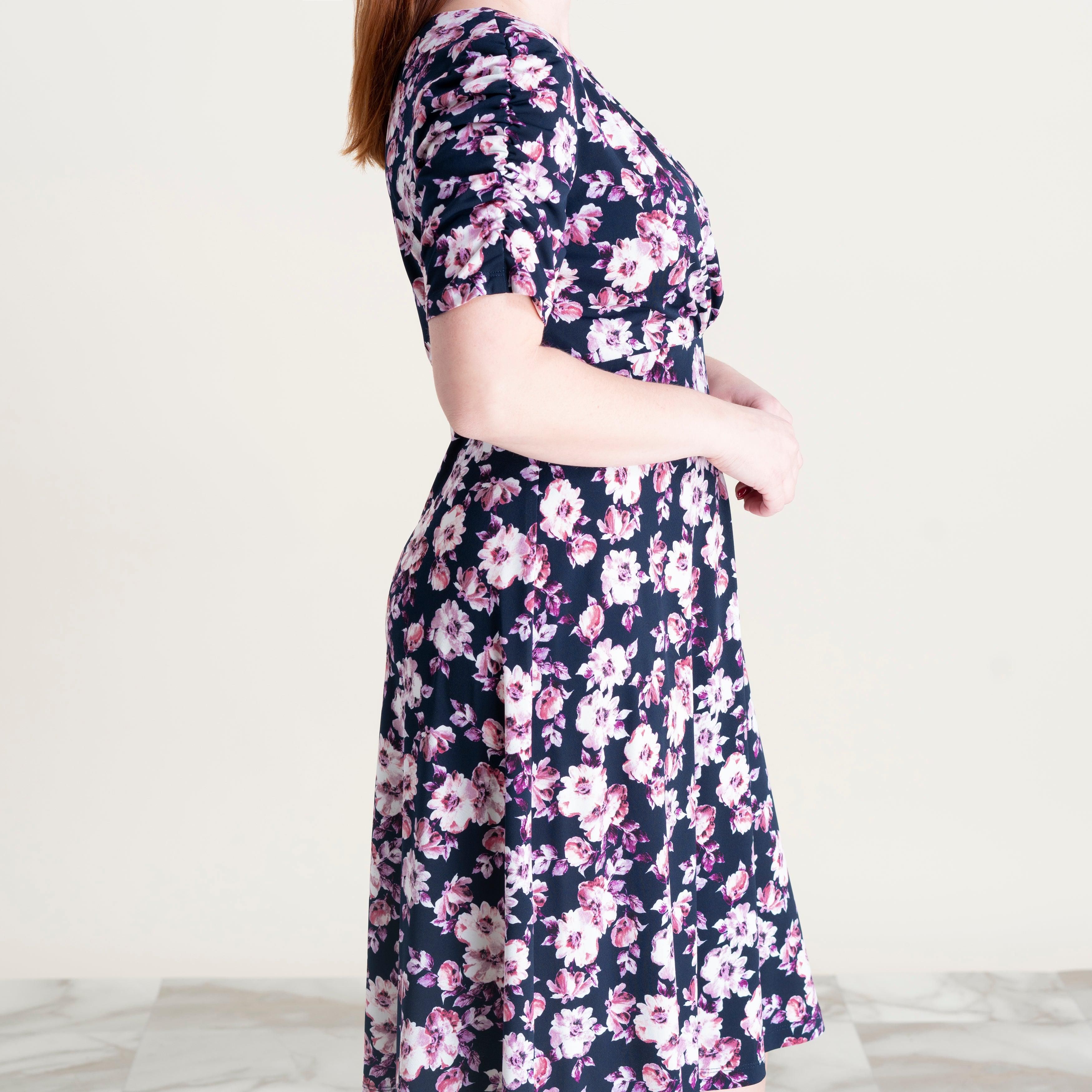 Valerie Floral Fit and Flare Dress sold by connected apparel product image thumbnail 2