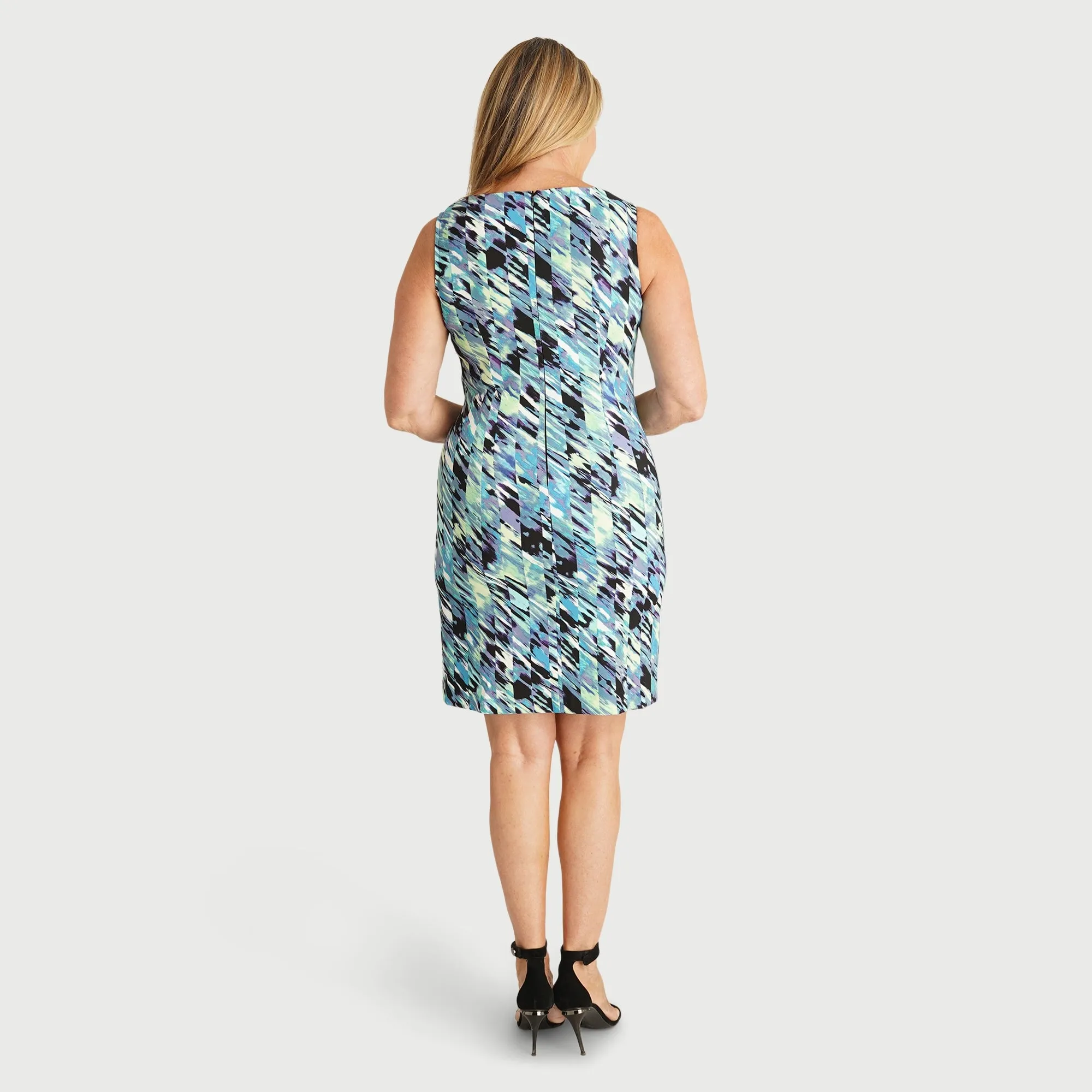 Sue Seafoam Sleeveless Dress sold by connected apparel product image thumbnail 4