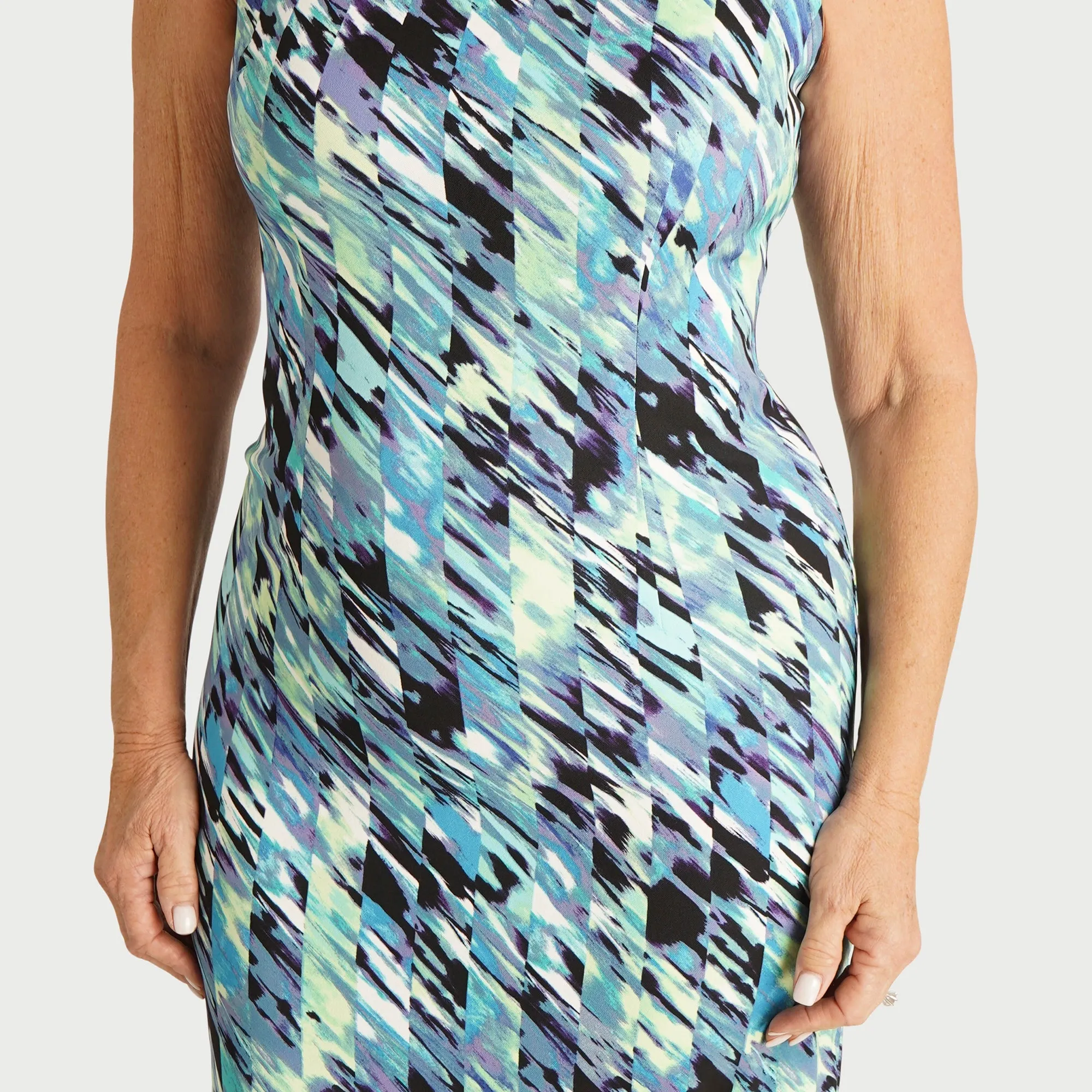 Sue Seafoam Sleeveless Dress sold by connected apparel product image thumbnail 3