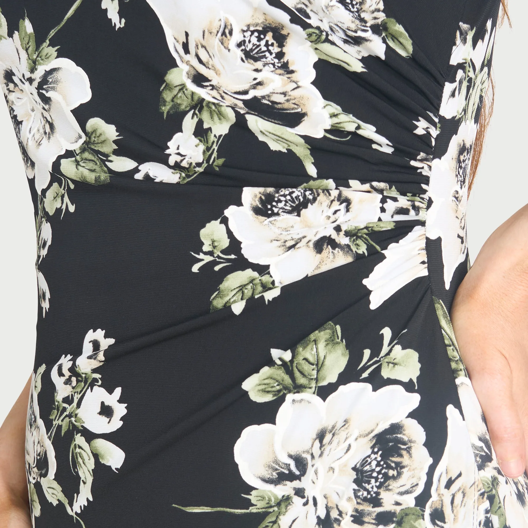 Liz Sage Floral Bodycon Dress sold by connected apparel product image thumbnail 3