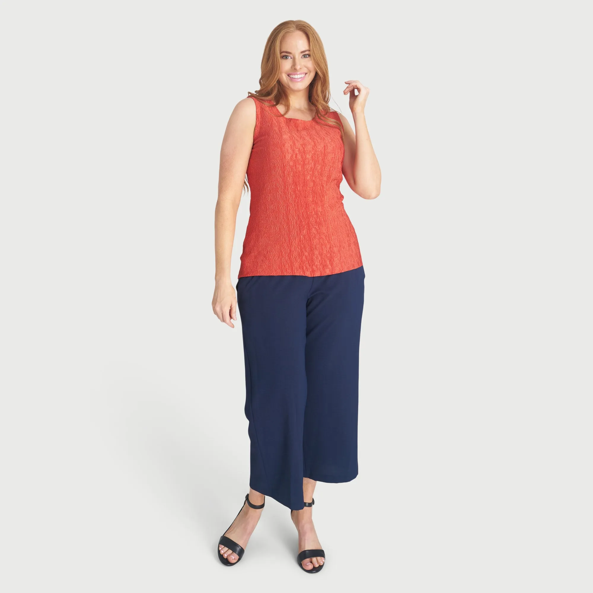 Maeve Rust Sleeveless Top sold by connected apparel product image thumbnail 4