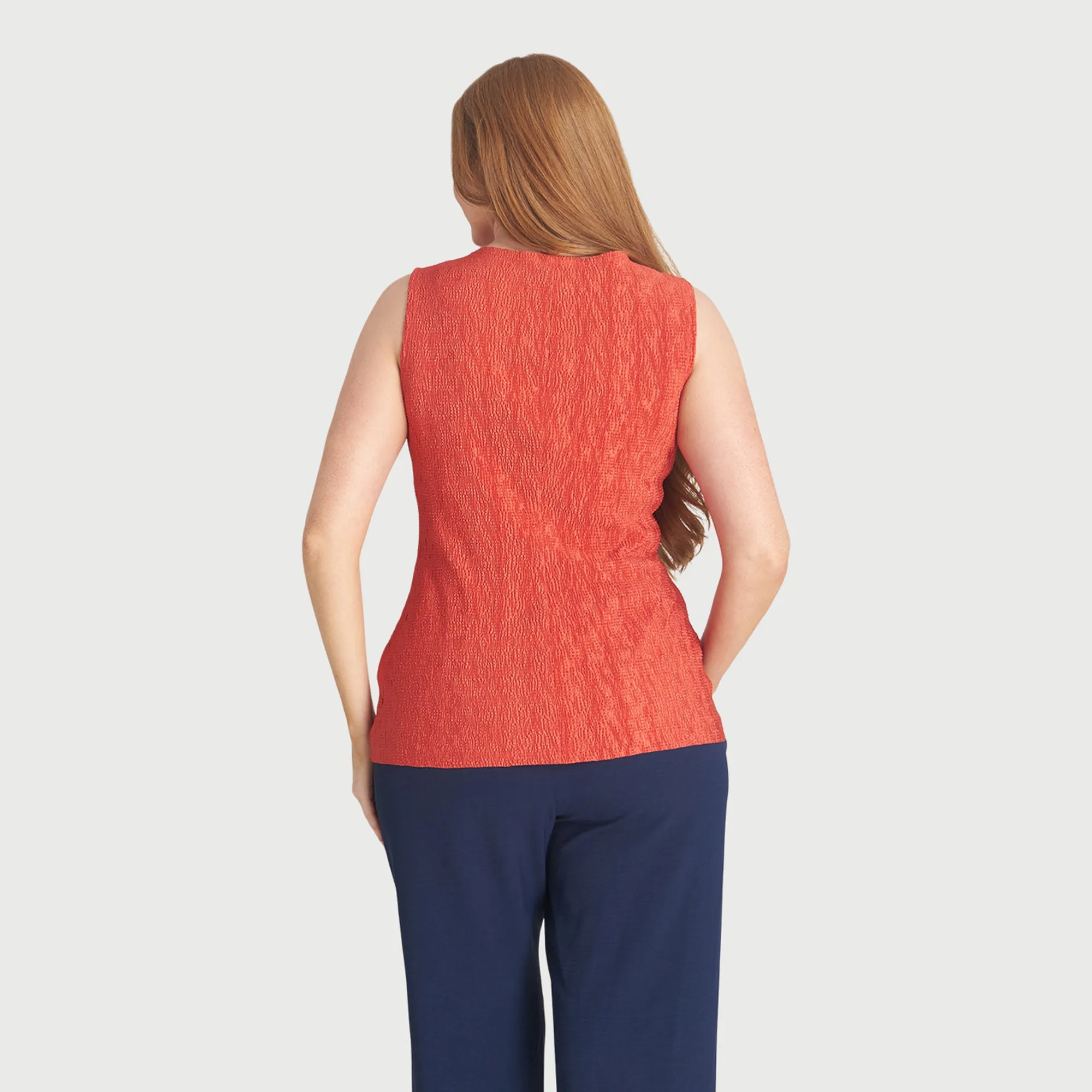Maeve Rust Sleeveless Top sold by connected apparel product image thumbnail 3