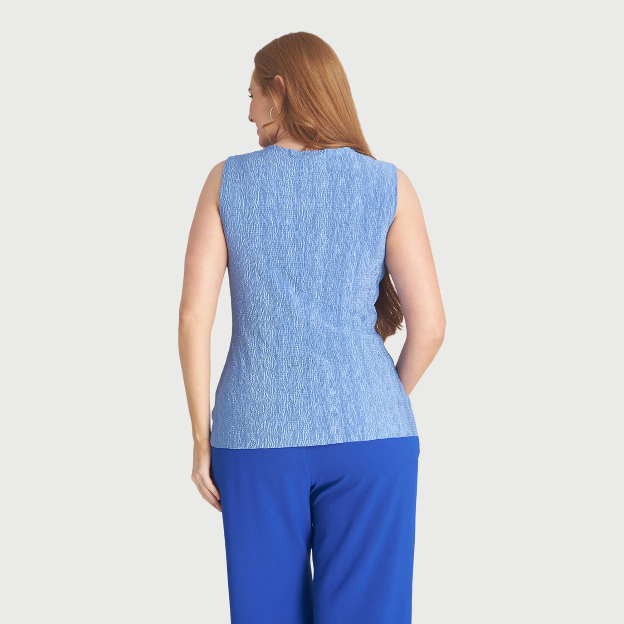 Maeve Periwinkle Sleeveless Top sold by connected apparel product image thumbnail 3