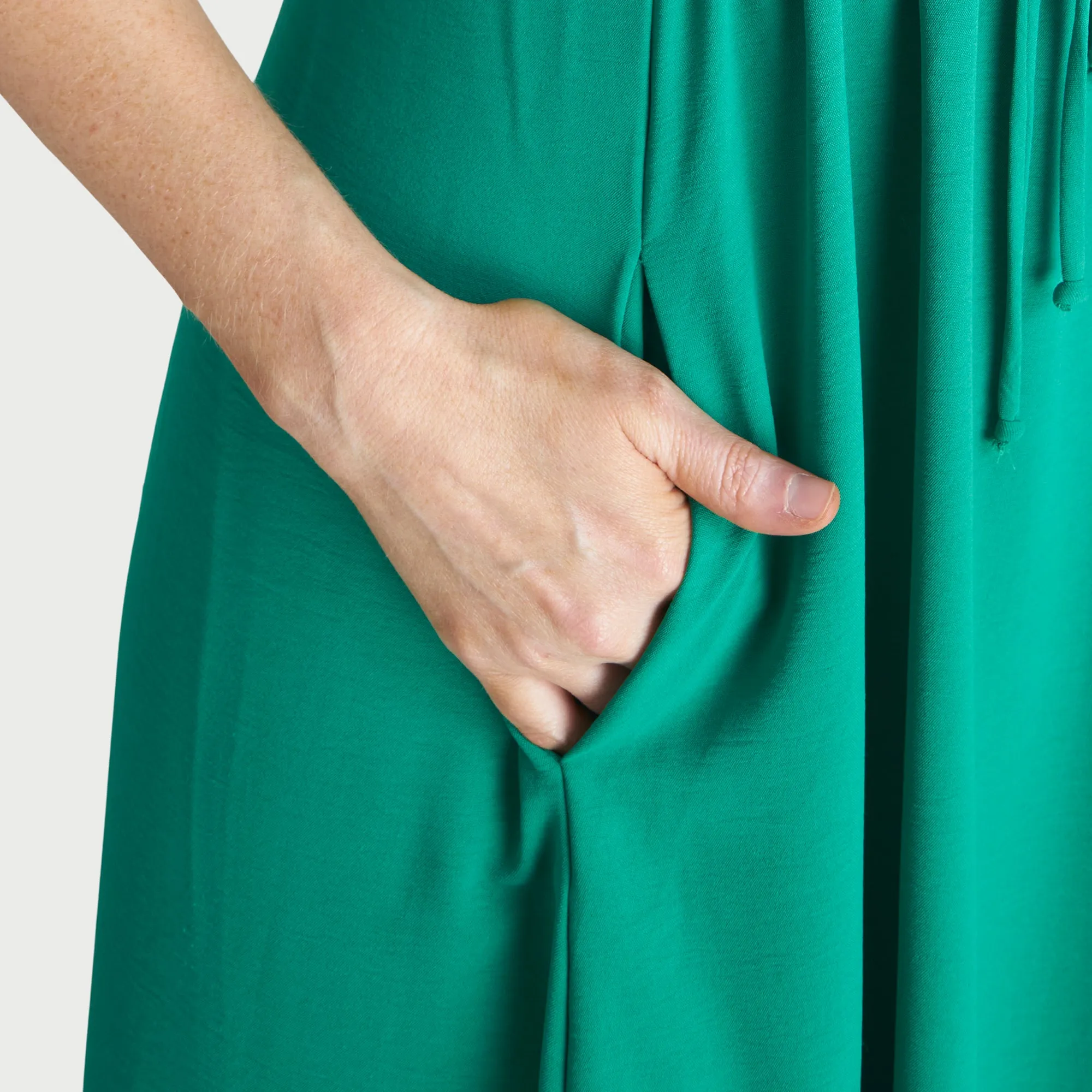 Jade Green Collared Maxi Dress sold by connected apparel product image thumbnail 2