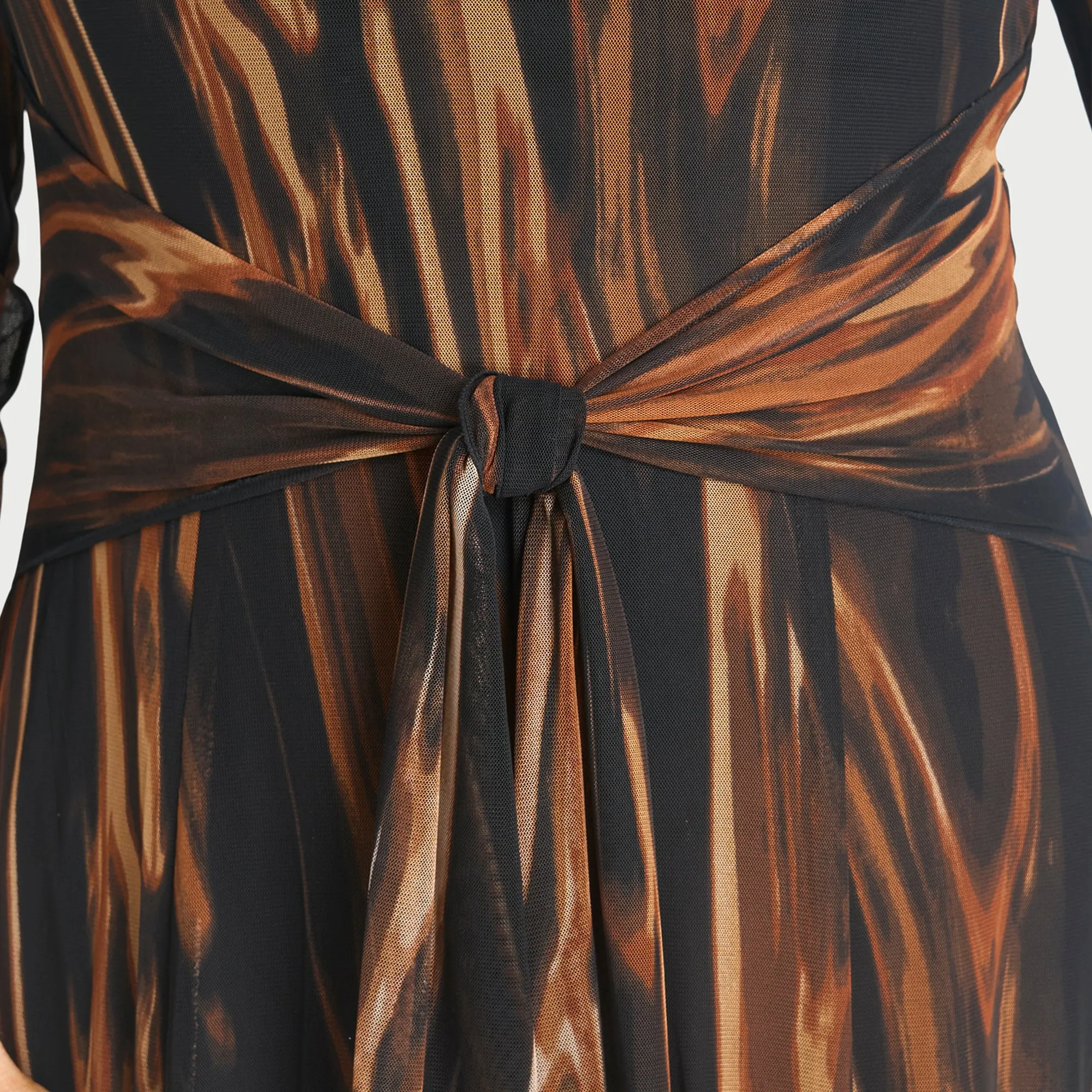 Florence Spice Sheer Sleeve Midi Dress sold by connected apparel product image thumbnail 2