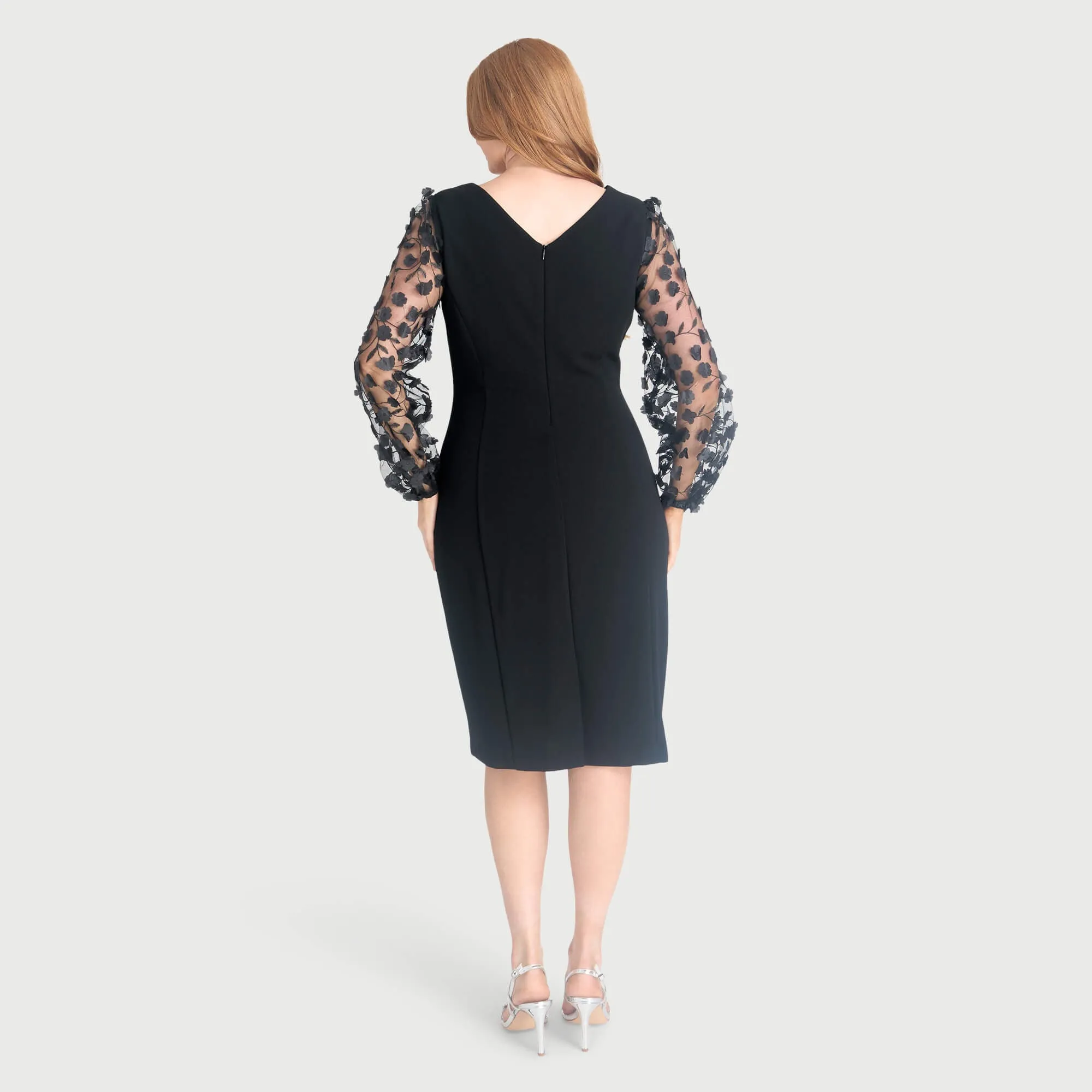 Lynette Black Cocktail Dress sold by connected apparel product image thumbnail 4