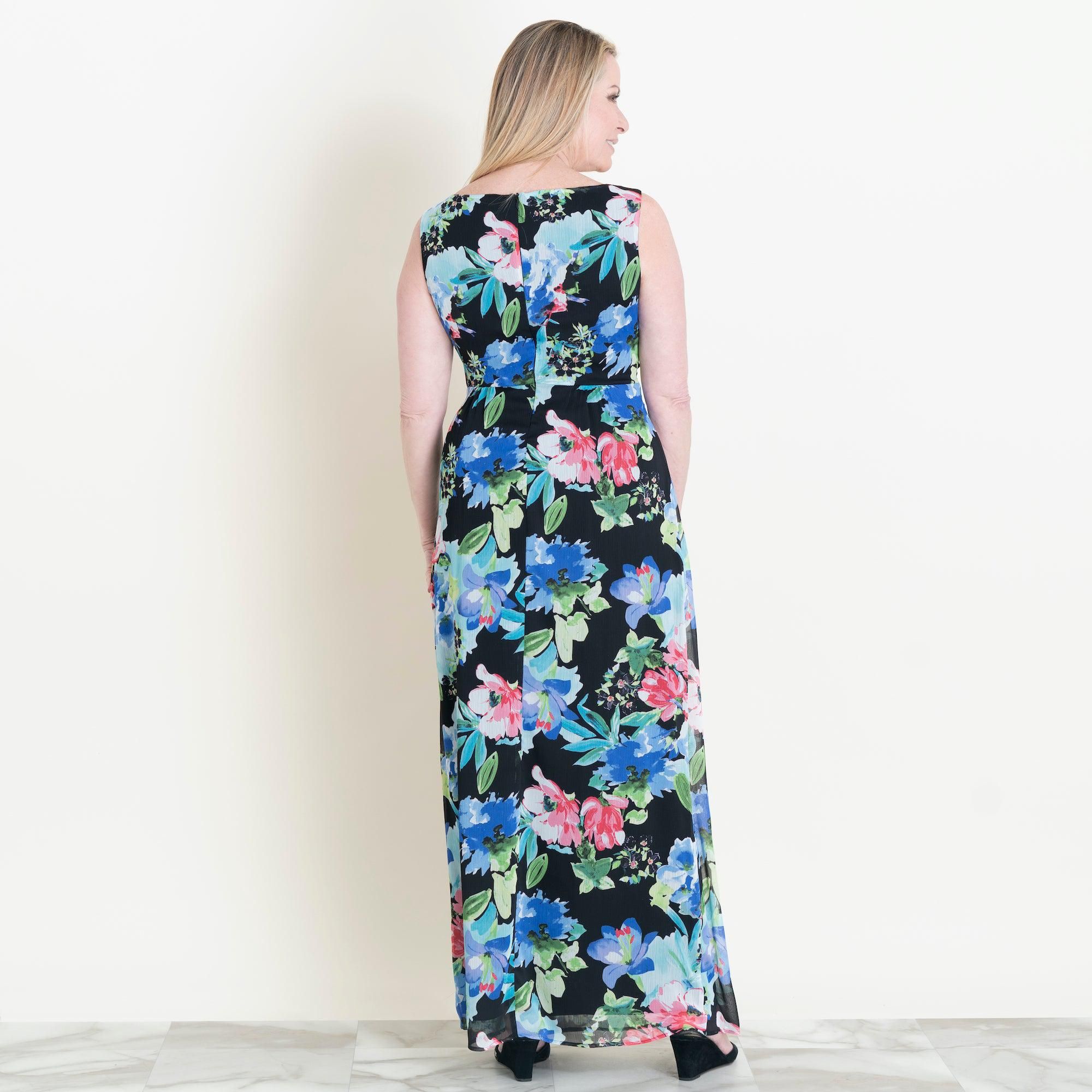 Reese Floral Print Maxi Dress sold by connected apparel product image thumbnail 5