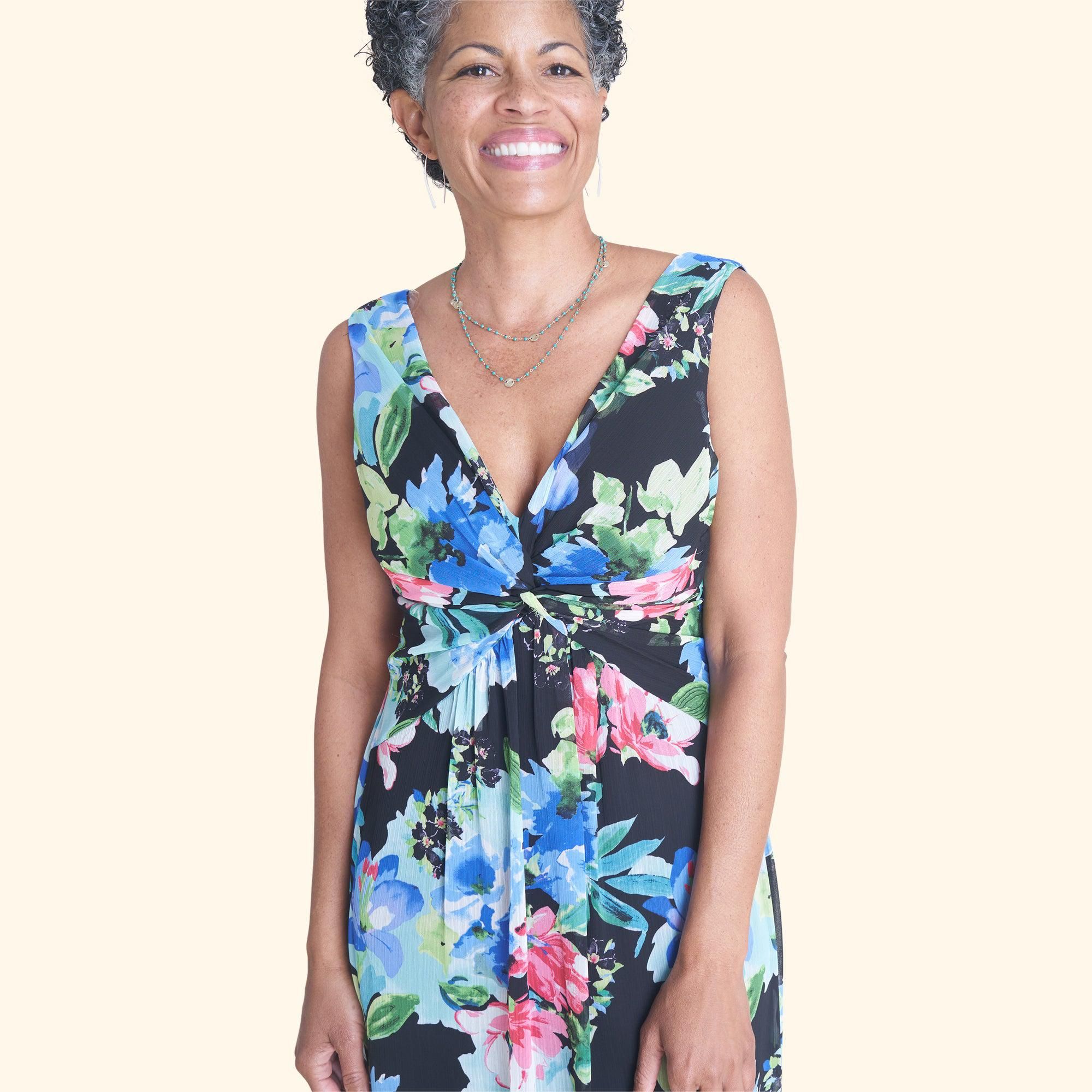 Reese Floral Print Maxi Dress sold by connected apparel product image thumbnail 3